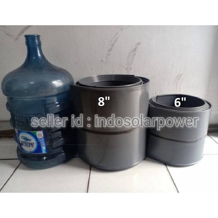 Promo Talang Air Pvc Langgeng Hr 8" 8 Inch 4 Meter 4M Setengah 1/2 Lingkaran Langgeng8 Rain Gutter