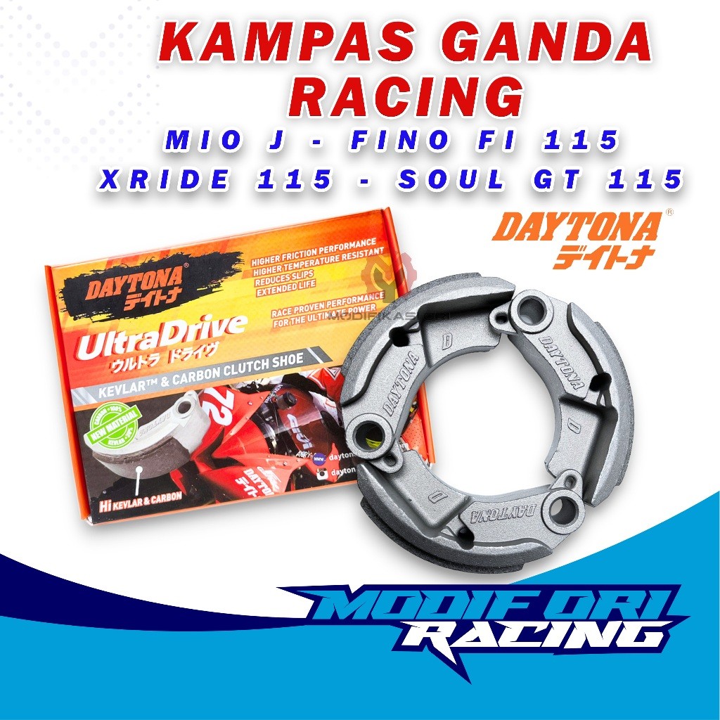 MIO J - KAMPAS GANDA DAYTONA XRIDE 115 CC - SOUL GT 115-MIO SPORTY-KAMPAS GANDA DAYTONA CVT MATIC