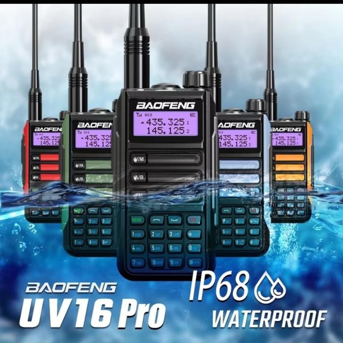 JTTOP" HT HANDY TALKY JANGKAUAN LUAS 100KM UV-20 PRO 80W BATEREI JUMBO 24000M