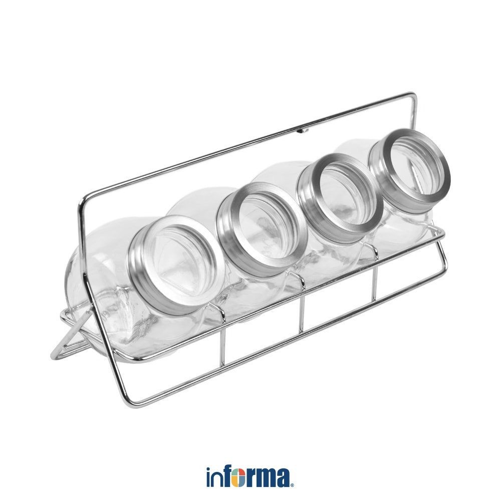 Informa Elemental Kitchen 200 ml Set 4 Pcs Sephora Tempat Bumbu Seasoning Jar Toples Bumbu Dapur