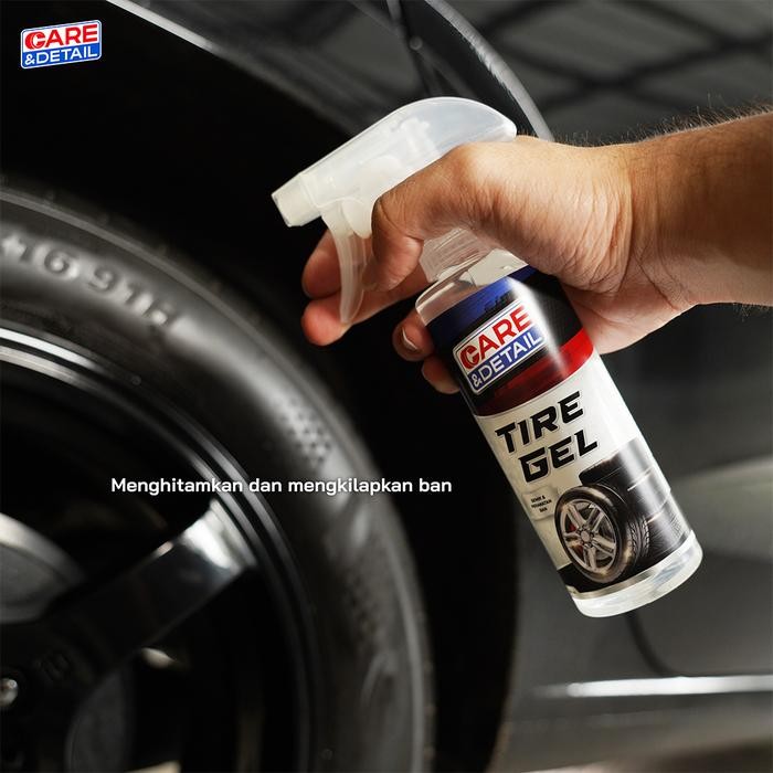 Cuci Gudang Tire Dressing Semir Ban Penghitam Pengkilap Ban Mobil Motor Gel