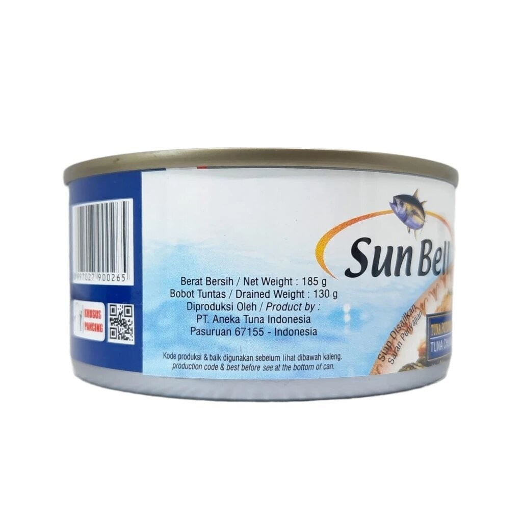 

Konter Makanan Sun Bell Tuna Kaleng Dalam Minyak Sayur 185 Gr
