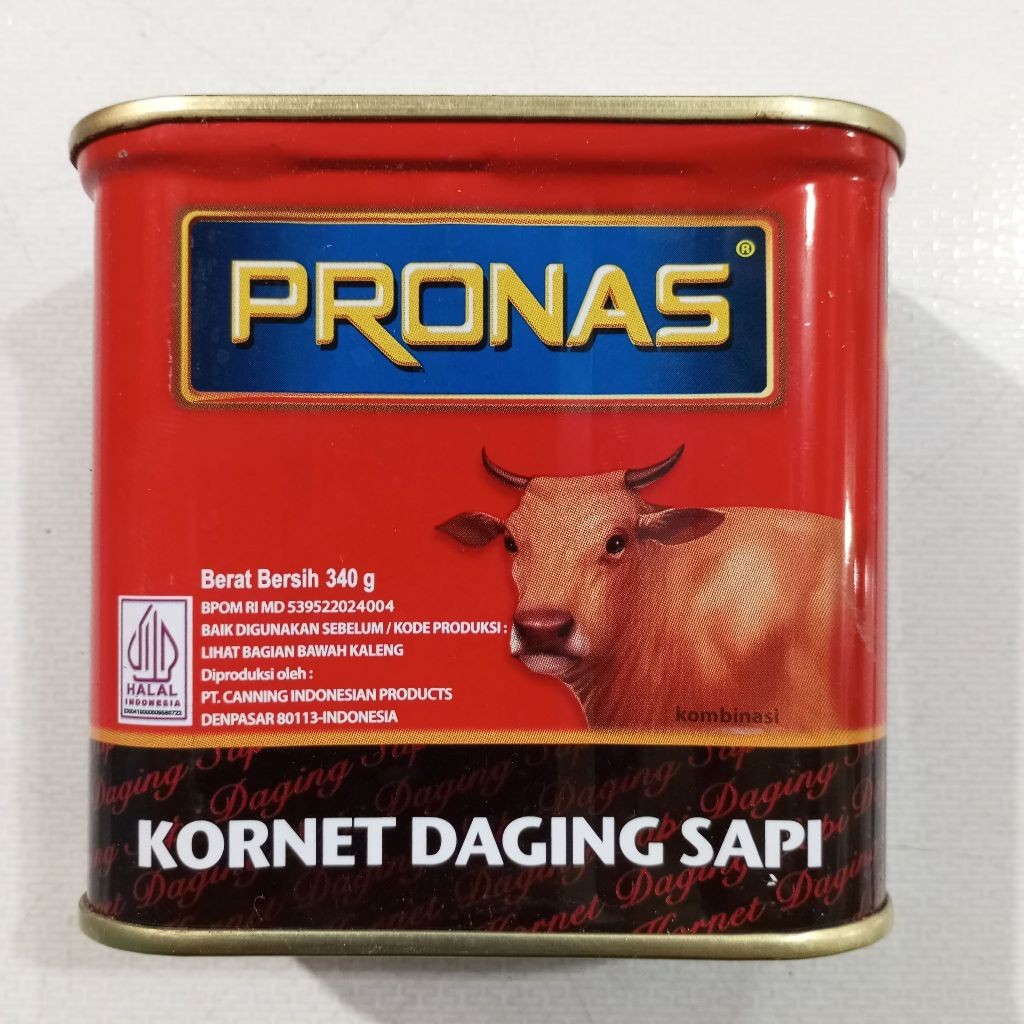 

Konter Makanan Pronas Kornet Daging Sapi 340 Gram
