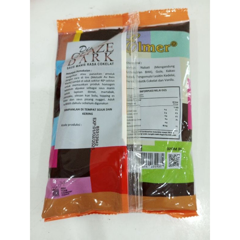 

Sensasi Lezat Elmer Dip Glaze Dark Saus Manis Rasa Cokelat Kemasan 200 Gram