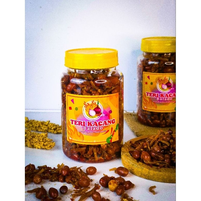 

Konter Makanan Produk !!! Teri Kacang Balado By Mindo_Nyok22 ( Netto : 160Gr )