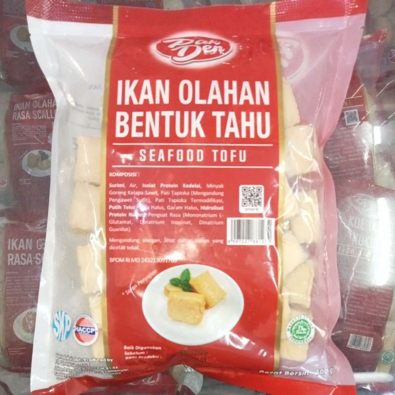 

Konter Makanan Pak Den Seafood Tofu 500Gr