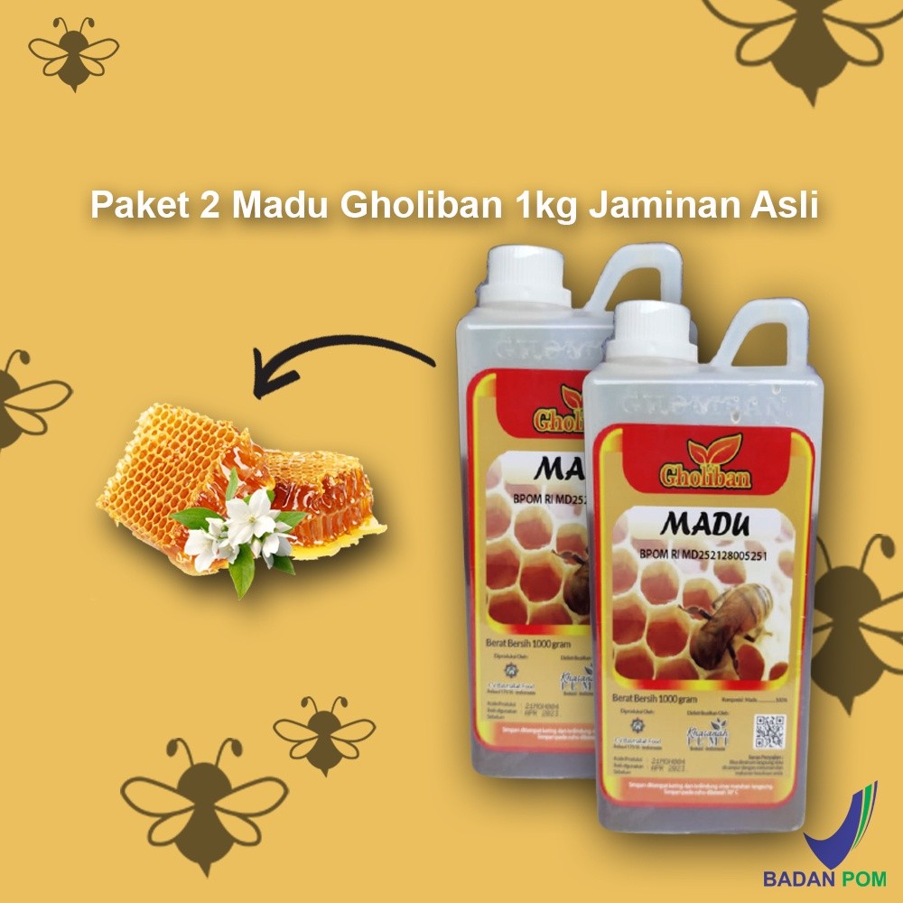 

Sensasi Lezat Madu Gholiban - Madu Hutan Kalimatan Klm 500Gr Dan 1 Kg Original 100%