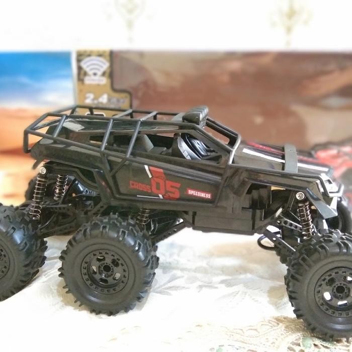 Mainan Rc Rock Crawler 6X4 2.4Ghz Skala 1:16 Mobil Remot Radar Sni