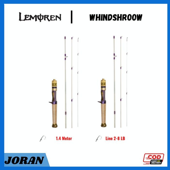 Joran LEMOREN WHINDSHROOW 1.4m UL Travel Rod UltraLight Carbonn JP015