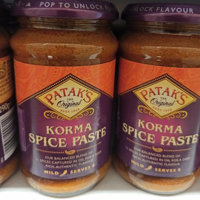 

Sale Terbatas Pataks Korma Spice Paste 290Gr