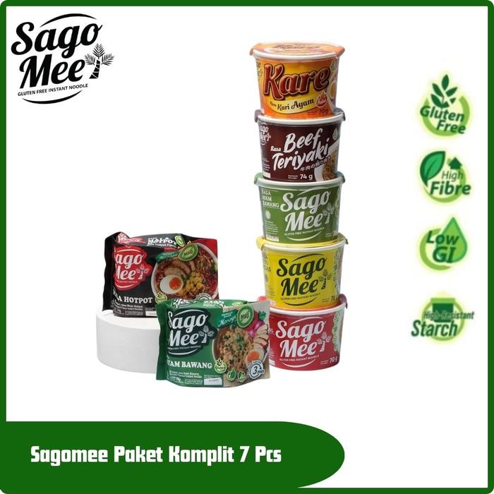 

Diskon Mie Instan Sagomee Paket Komplit 5 Cup & 2 Pack Non Msg Gluten Free