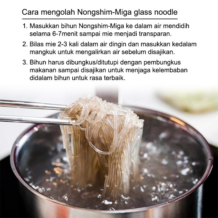 

Promo Terbatas Otaste Nongshim-Miga Glass Noodle - Soun Korea Untuk Japchae 1Kg