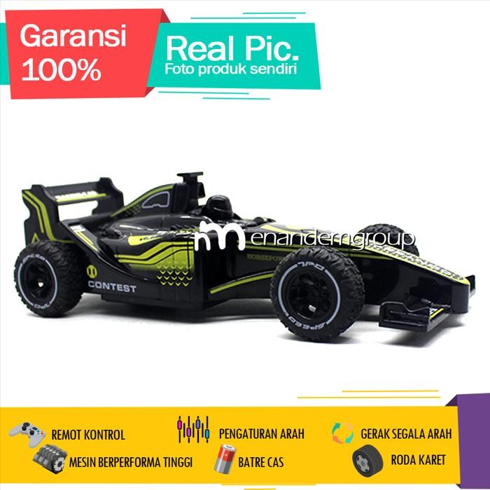 Mainan Mobil Remot Kontrol Rc Sedan Balap Formula Turbo
