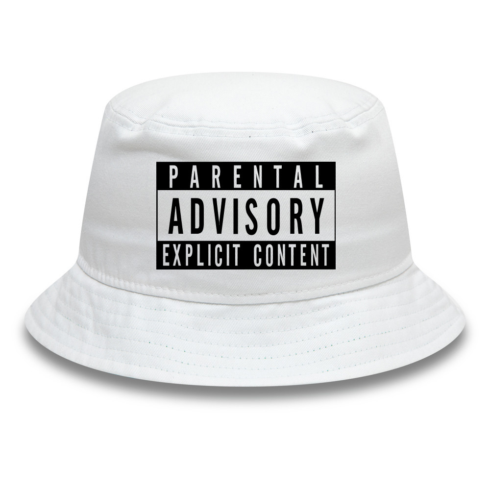 Topi Bucket Parental Advisory Explicit content Label