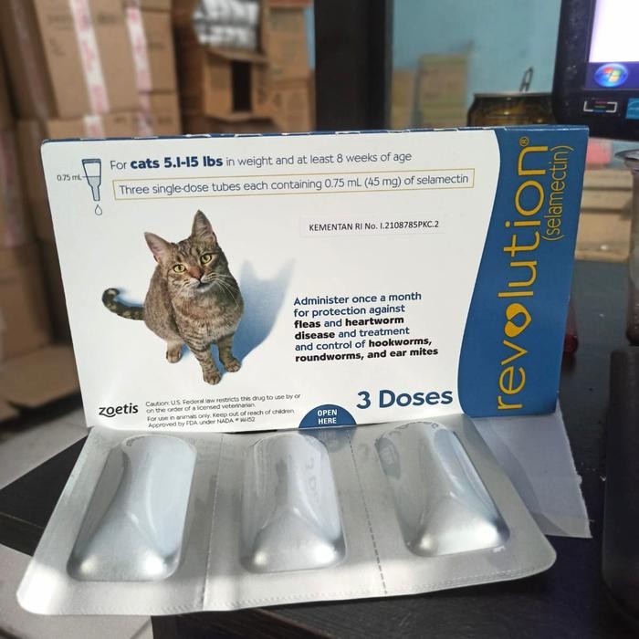 Revolution Cat / Revolution Cat Adult / Obat Kutu Kucing Revolution