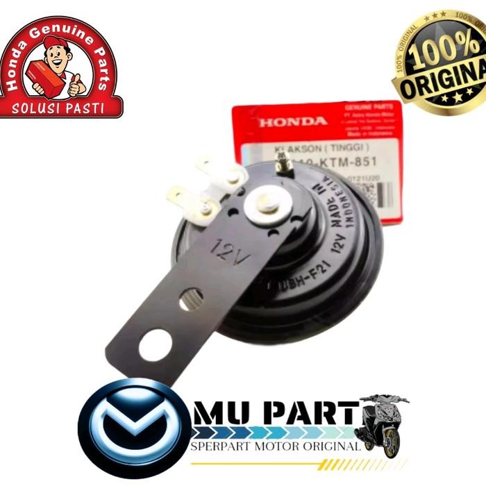 Stok Ready. Klakson Motor Honda Original Beat Vario Scoopy Spacy Supra Accessories Asli Kendaraan
