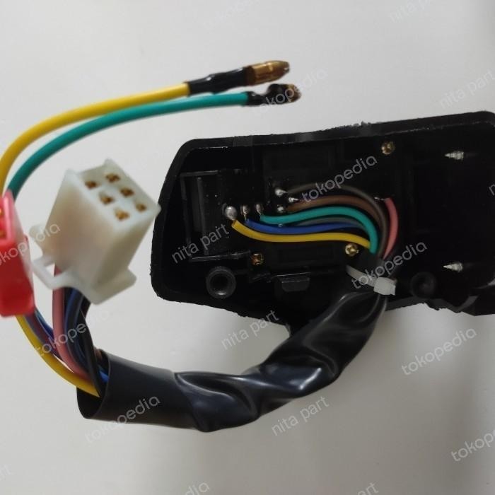 Original..!! Saklar Kiri Lh Tombol/Sein/Klakson/Dim/Lampu Mio Soul Gt Original Oem