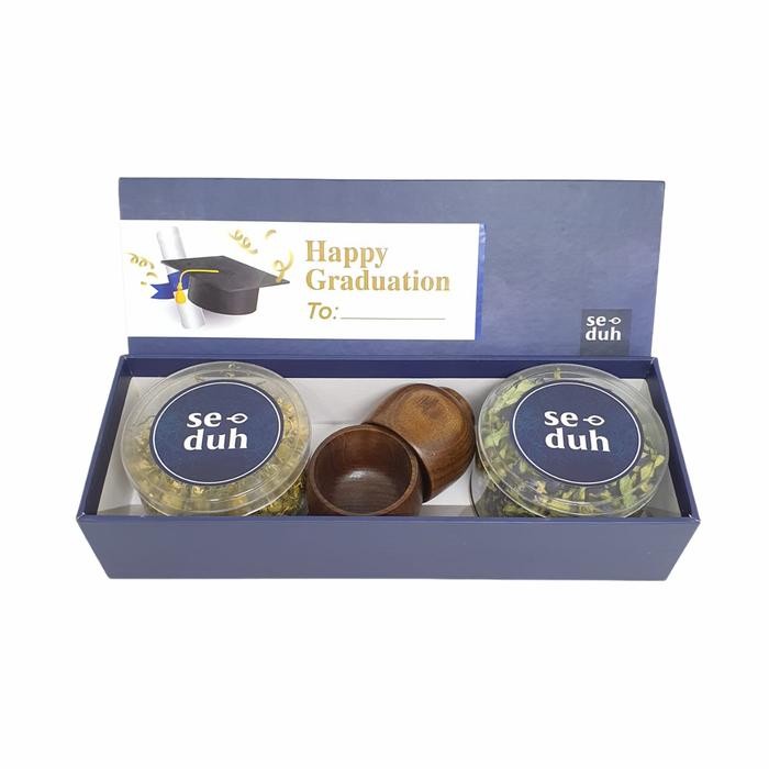 

HAPPY GRADUATION Hamper Flower Tea Gift Box Set B - SEDUH Tisane PREMIUM