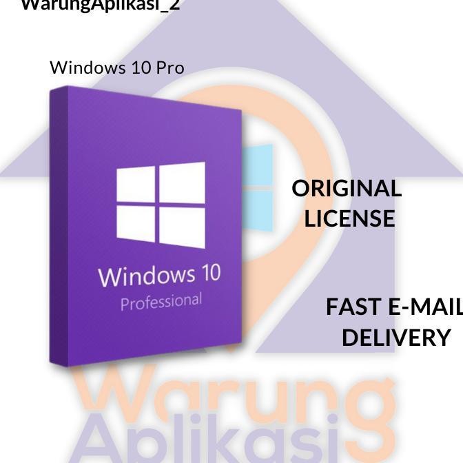 Stok Ready. Windows 10 Pro Original Product Key