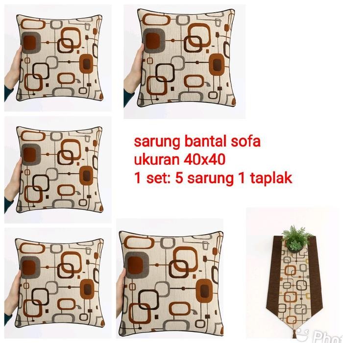 sarung bantal sofa/sarung bantal 40x40
