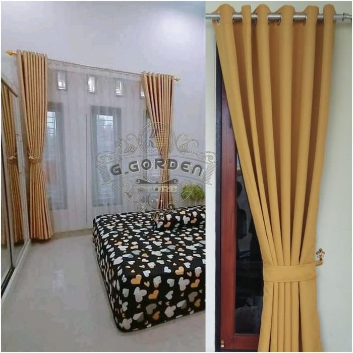 gorden jendela blackout minimalis/Gorden pintu kamar tidur
