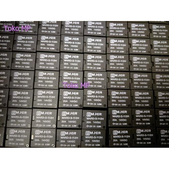 Asli.. Mp Relay 12V 20A-5 Pin (5 Kaki) Merk : Mjer
