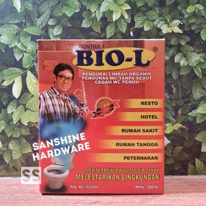 BIO L 500gram Kuras WC Tanpa Sedot Pengurai WC Limbah Organik Pembersih WC