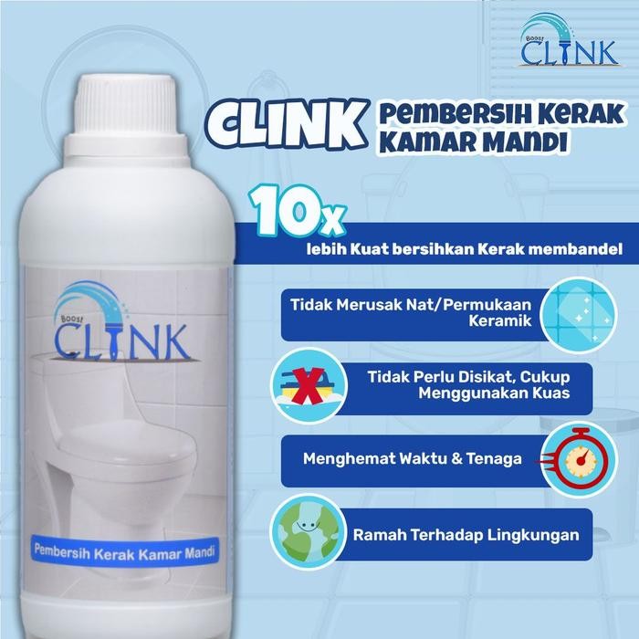 Clink Pembersih kerak kamar mandi lantai toilet keramik kloset