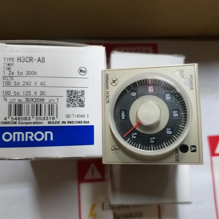 TIMER OMRON H3CR A8 220V AC TIMER H3CR-A8 100% ORIGINAL