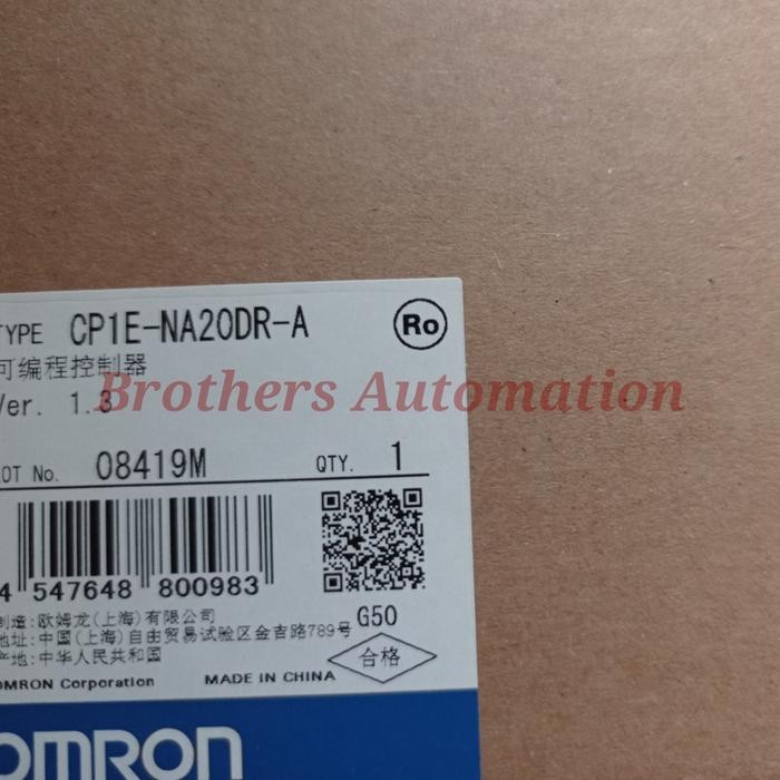 PLC CP1E-NA20DR-A OMRON