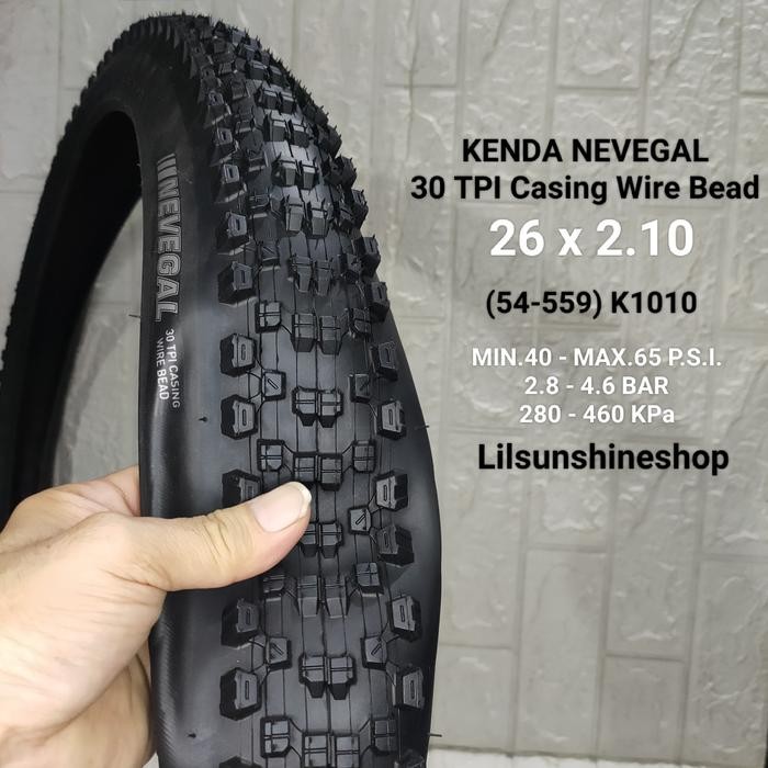 Ban Luar Sepeda MTB 26 x 2.10 KENDA NEVEGAL 26x2.10 Casing Wire Bead