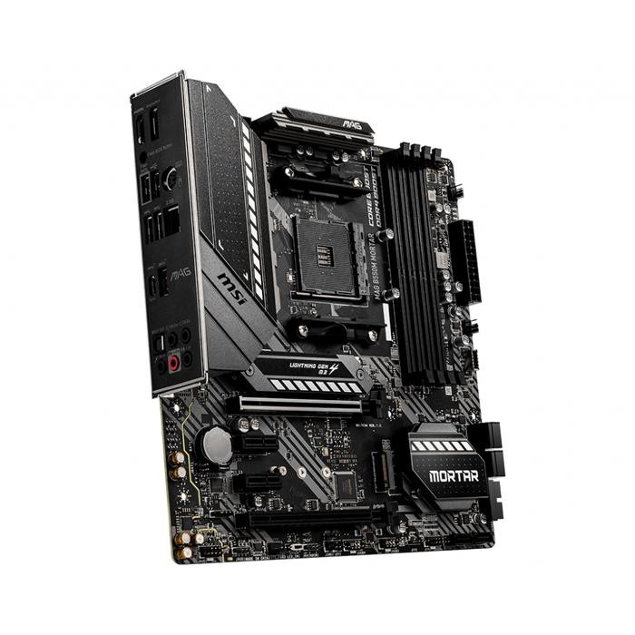 MOTHERBOARD AMD MSI MAG B550M MORTAR (AM4, B550, DDR4) TERMURAH