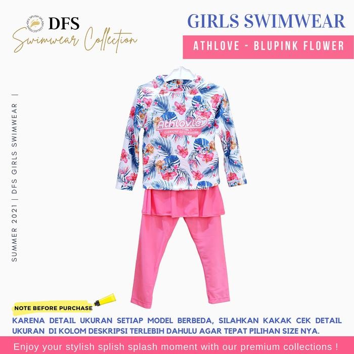 Baju Renang Anak Perempuan - Set 33 (Long Sleeve)
