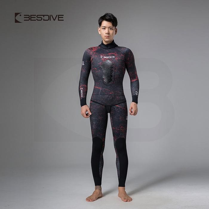 BESTDIVE WETSUIT SPLASH CAMO SPEARFISHING 3mm MALE FREEDIVE