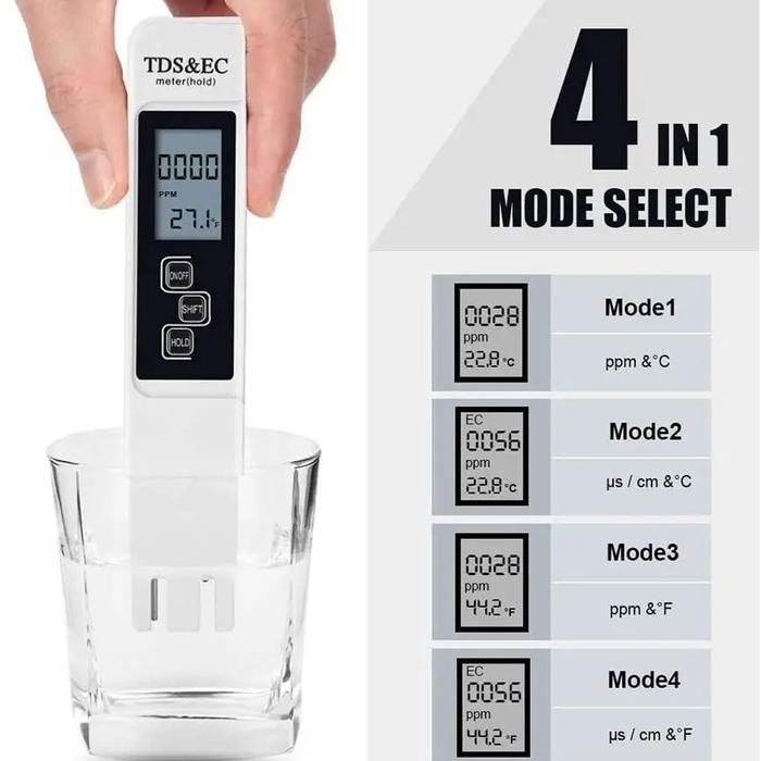 PENA TESTER PH METER DIGITAL AKURAT-PENGUKUR KADAR KUALITAS AIR MINUM BEST SELLER