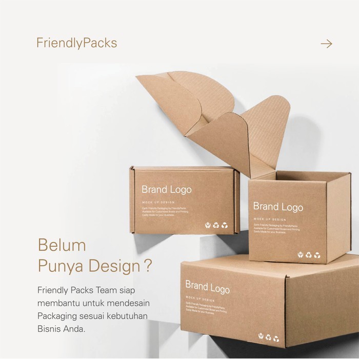 (Allthebest) Small Slice Cake Box Packaging Kraft / Kotak Kue Slice / Dus Kue