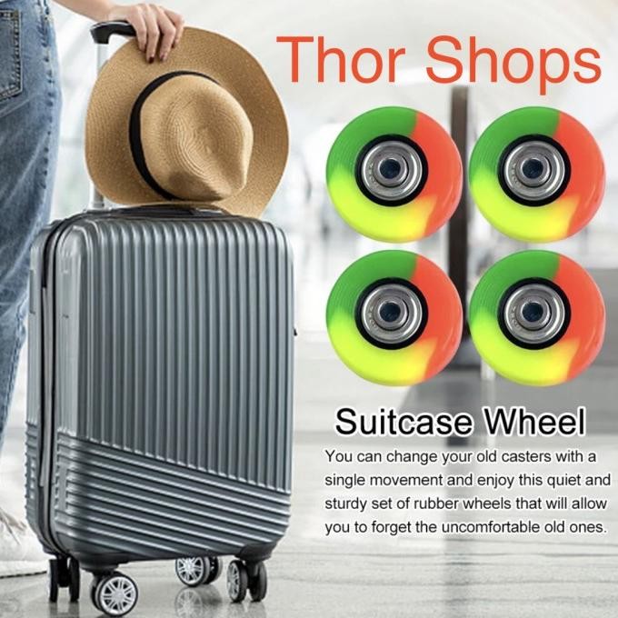 

4 PCS PUC-50X18 MM RODA KOPER PENGGANTI REPLACEMENT LUGGAGE WHEEL