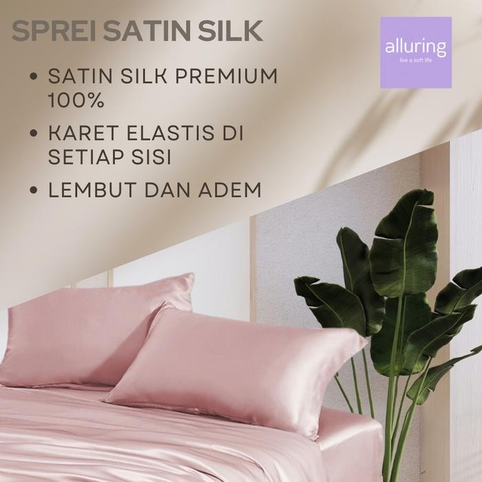 Sprei Satin Silk PREMIUM Original Satin Silk - Sprei Saja
