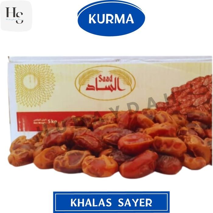 

Kurma Al Saad Khalas Naghal 1KG UAE Kurma SAYER Untuk Buka Puasa Mesir Golden Valley Manis Kholas