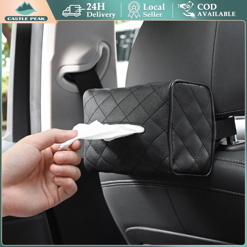 Kotak Tisu Mobil Kulit Tempat Tisu Kartun Mickey / Gantung Wadah Tisu Aesthetic Mobil Car Visor Box