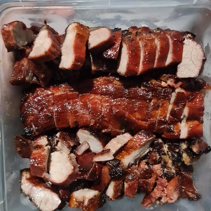 

Pork arsiu Preum 1 kg / Babi Panggang Merah /arsiu pork Panggang