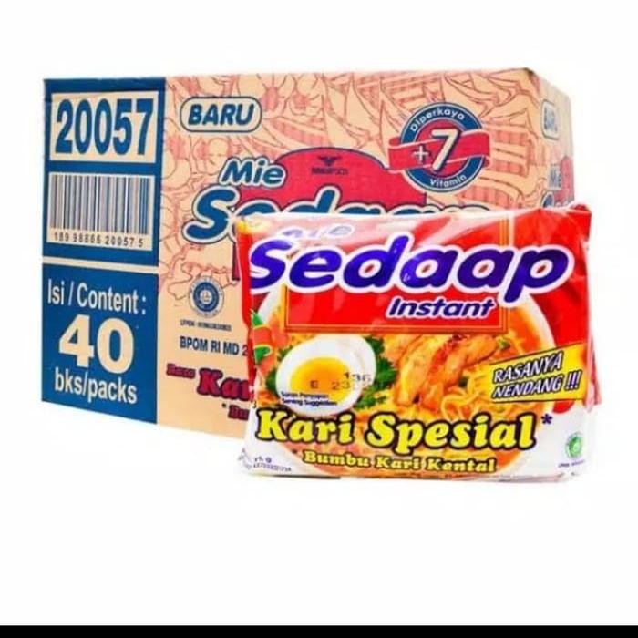 

MIE SEDAAP KARI SPESIAL 1 DUS 40PCS MI INSTAN
