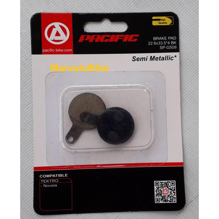 Brake Pad Kampas Rem Cakram Sepeda Pacific G509 Bulat #Gratisongkir