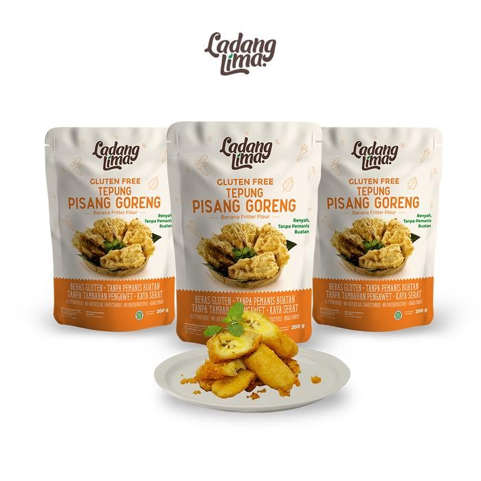 

3 pcs Tepung Pisang Goreng - Ladang Lima Gluten Free Healthy Flour