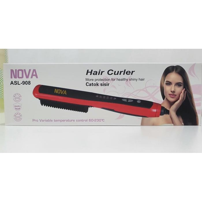 [ASL908] Catok Sisir Pelurus Rambut NEW Fast Hair Straightener ASL-908