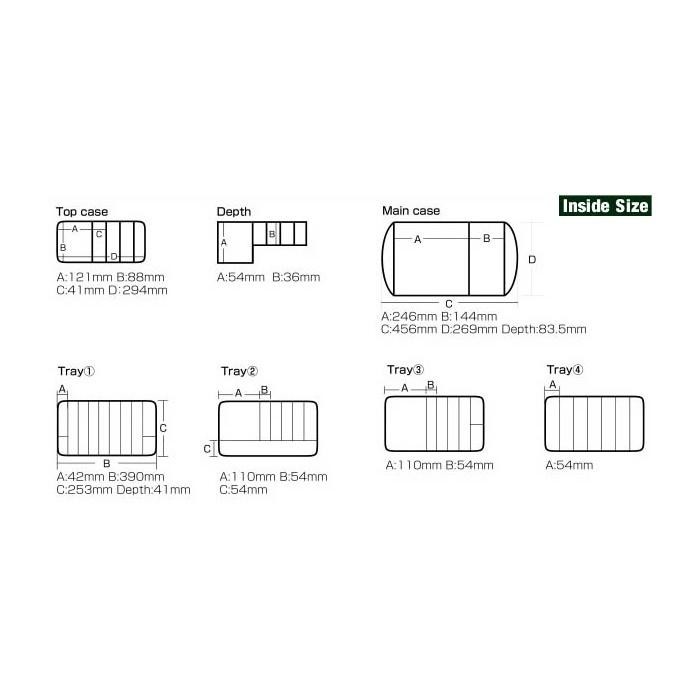 Promo Terbatas Meiho Versus Vs-8050 8050 Tackle Box Perlengkapan Pancing Kotak Tamiya Rc Tools