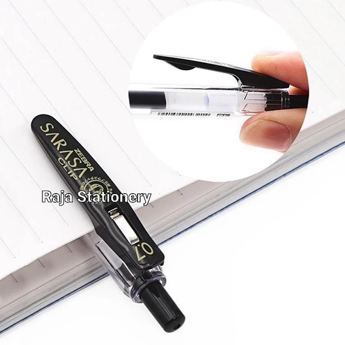 

Bentley - Pen Sarasa Hitam Biru Merah Hijau Clicker Cetek Black Blue Red Green 0.5 0.7 Zebra Pulpen