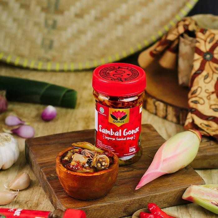 

Sambal Kecombrang Cumi Regular Sambal Gonze sambel honje instan kemasan botol bisa langsung dimakan