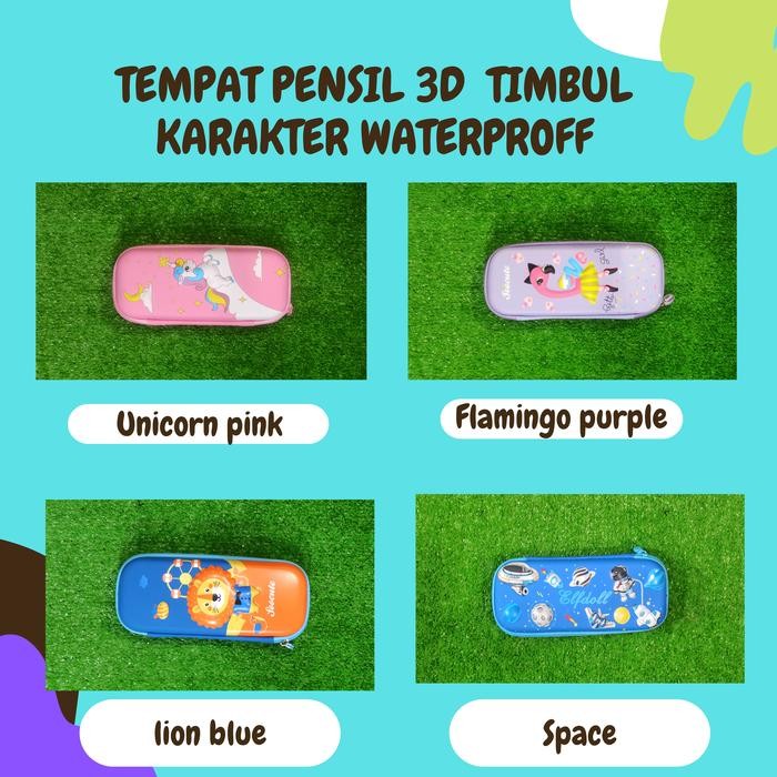 

Bentley - Kotak Pensil 3D Timbul Tempat Pensil Anak Laki/Perempuan Waterproff