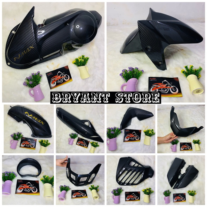 NMAX OLD COVER CARBON FULL SET BODY NMAX LAMA KARBON ZORO TUTUP N-MAX NEW SPEEDO TANGKI STANG BODY